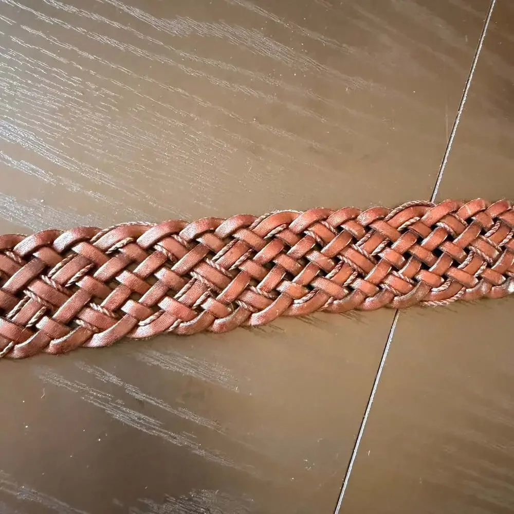 Liz Claiborne Genuine Leather Braided Belt